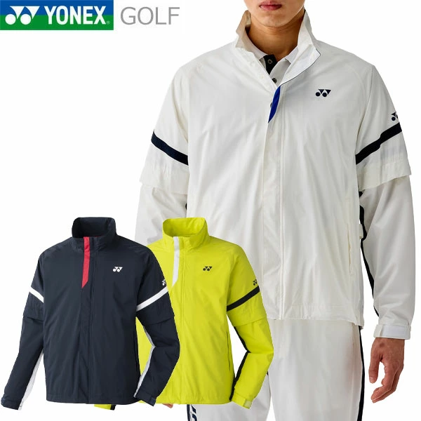 日本YONEX尤尼克斯25新款高尔夫男装运动长袖防雨外套夹克代购