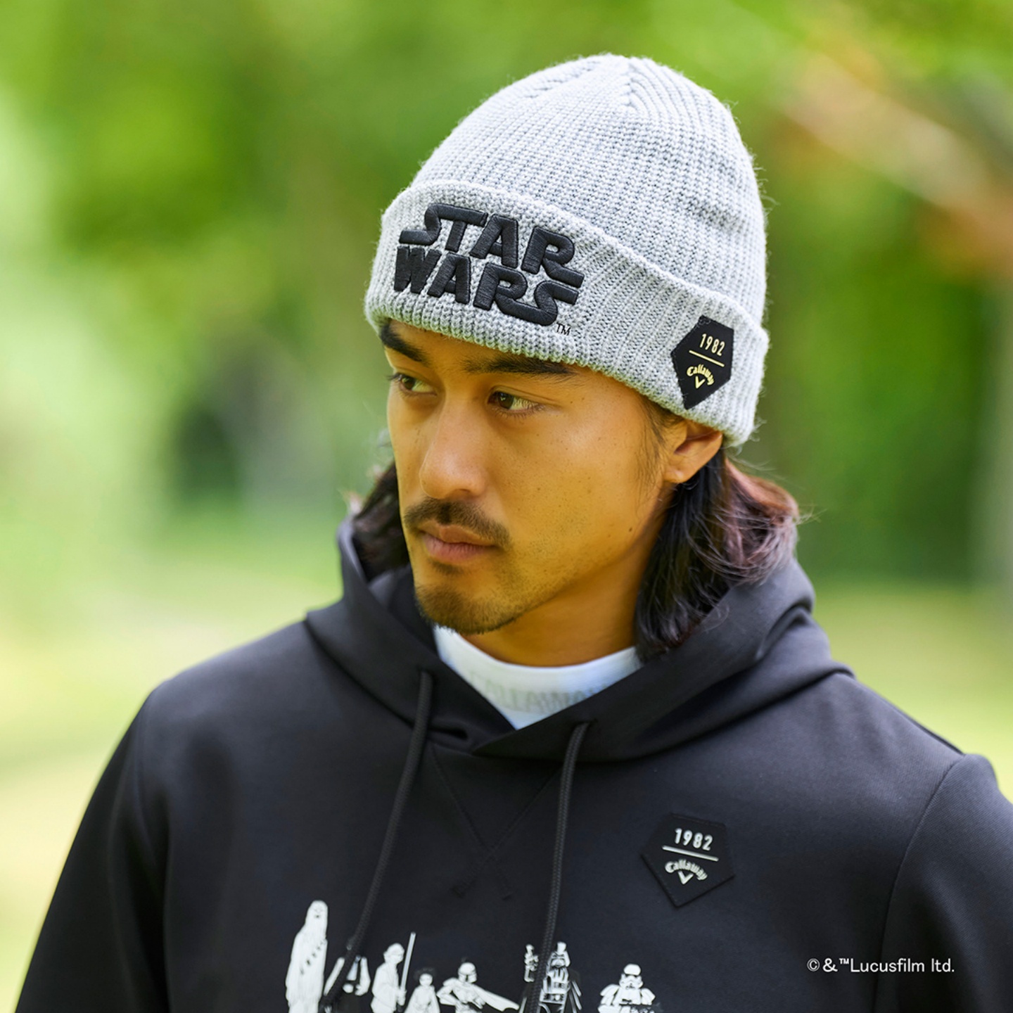 日本Callaway卡拉威25星球大战联名限量男高尔夫球秋冬毛线针织帽