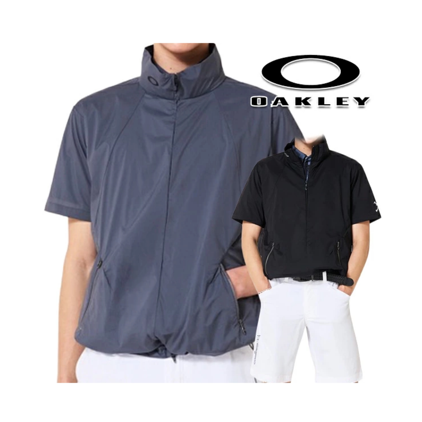 日本正品Oakley欧克利高尔夫男装26年夏透气夹克短袖衣服golf上衣