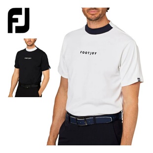 25年春夏日本正品Footjoy FJ高尔夫男装短袖T圆领立领小高领代购