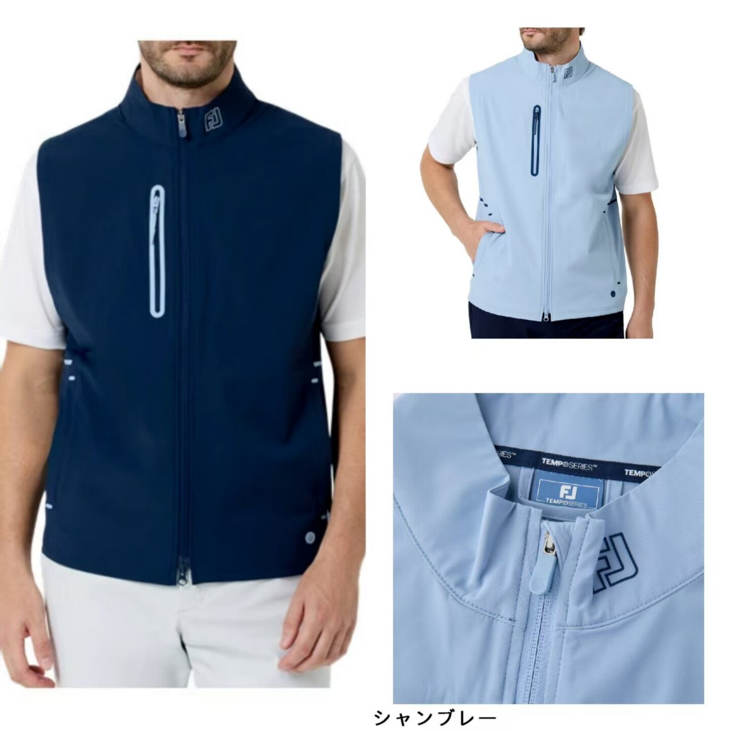日本FootJoy FJ高尔夫马甲背心男士26年春夏新防水弹力正品代购
