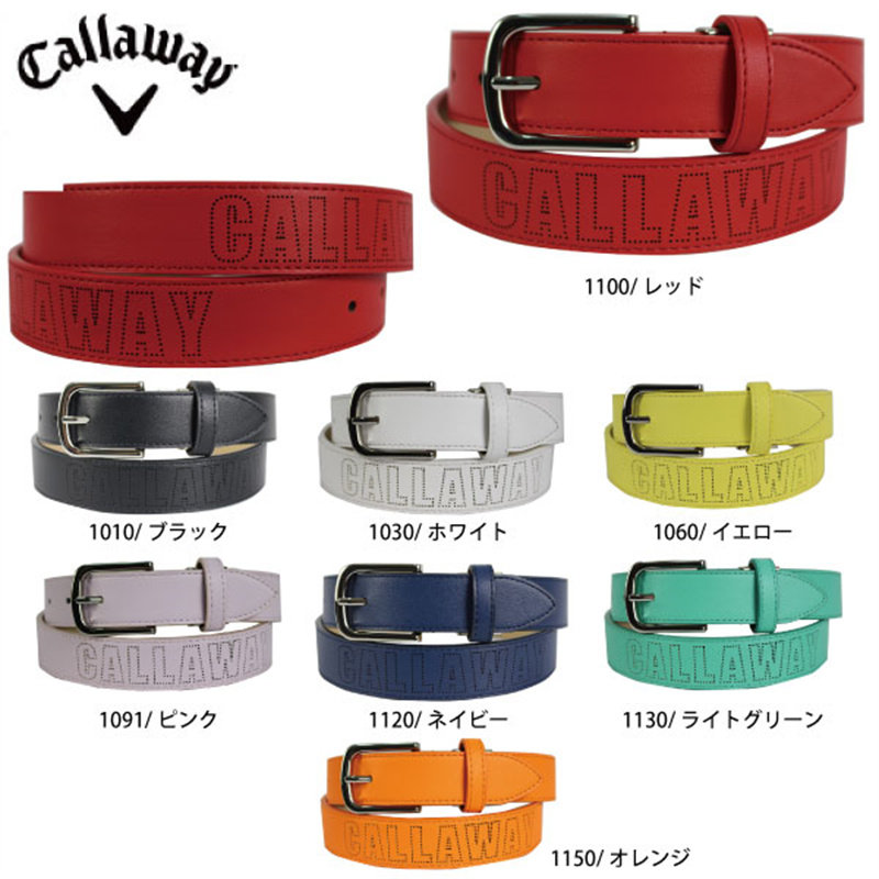 日本Callaway卡拉威24年新款女士多色高尔夫腰带皮带配饰正品代购