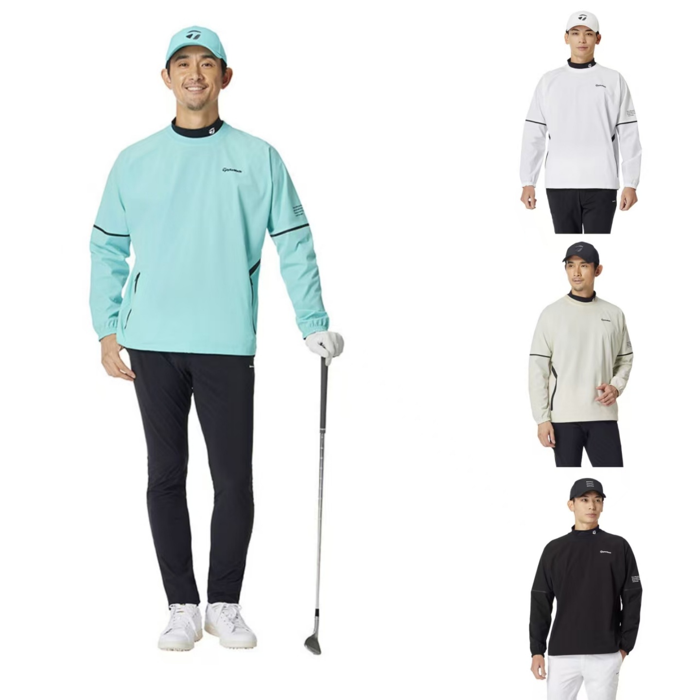 25年新日本Taylormade泰勒梅高尔夫男装圆领套头衫上衣正品代购