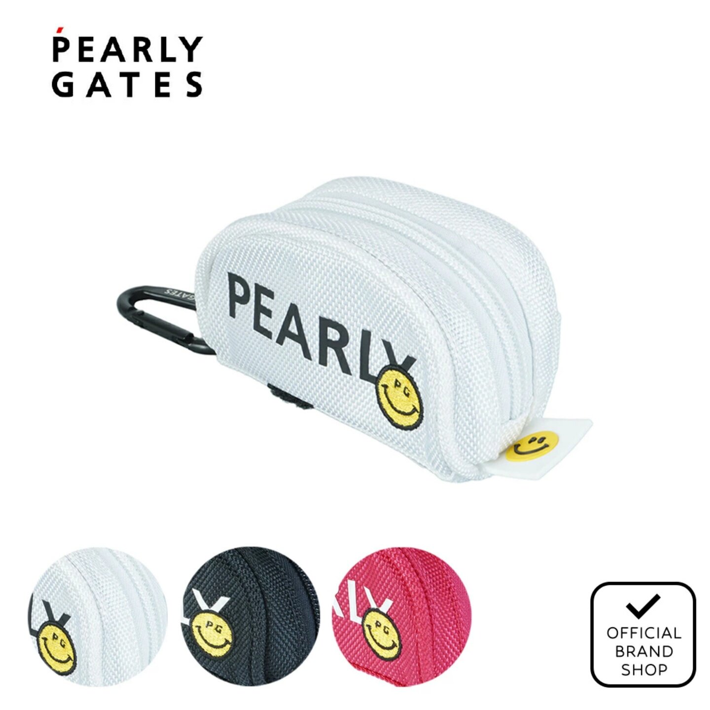 日本正品PEARLY GATES PG男女同款高尔夫球盒球袋2个装收纳盒代购