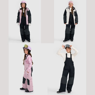 防水1万滑雪服滑雪裤 高端儿童滑雪服套装 25年新款 原单出口波兰4F