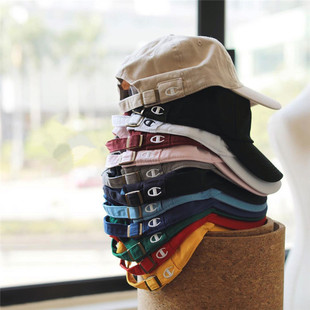 正品 弯檐帽鸭舌帽帽子 champion男女潮流休闲遮阳刺绣情侣棒球帽衫