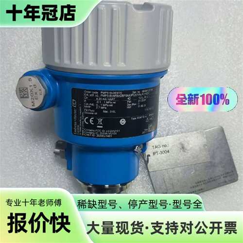 议价E+H压力变送器 PMP51B-DE97/0 内螺可维修翻新