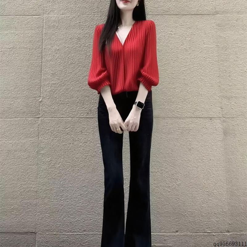 法式独特漂亮小上衣高级感轻奢减龄洋气设计感小众条纹衬衫秋季女