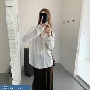 夏季女款2026新款女士薄款宽松慵懒防晒衫针织衫女上衣气质外搭