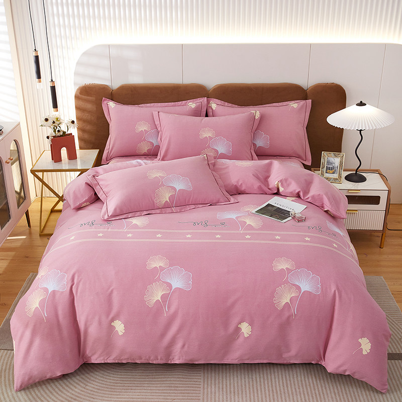 高级感加厚纯棉四件套100%全棉斜纹床单被套亲肤裸睡双人床上用品,床上用品,床品套件/四件套/多件套,淘宝优惠券,粉丝福利购,淘宝优惠卷