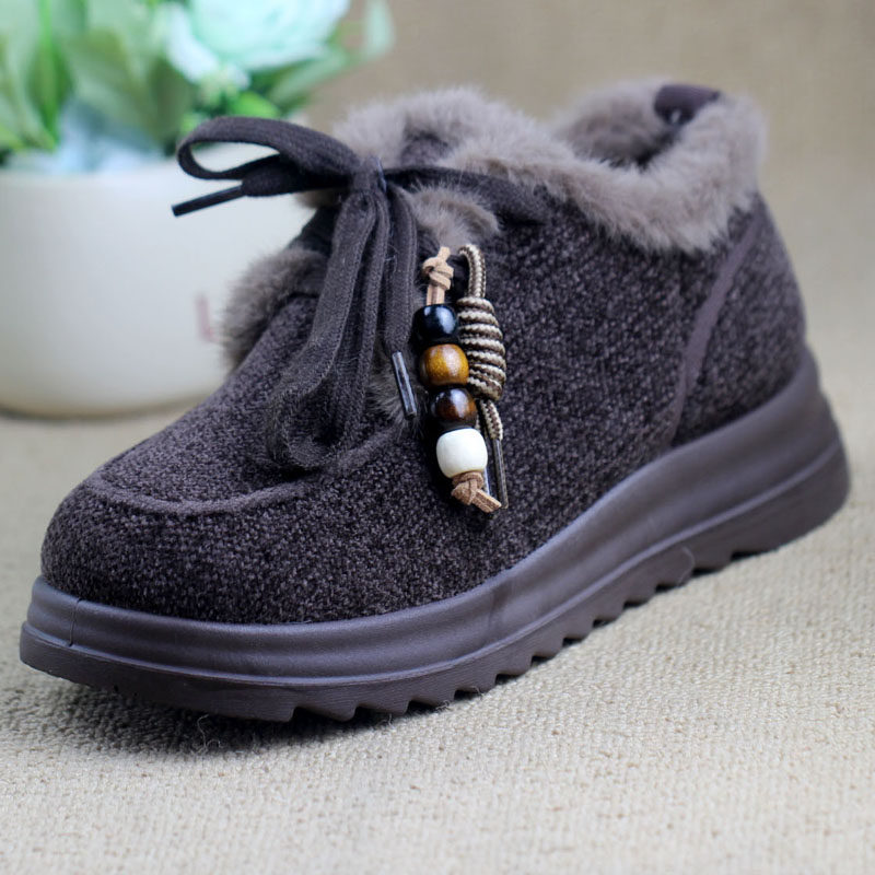 老北京布鞋女棉鞋冬2025新款加绒加厚时尚新款休闲保暖棉靴厚底女,女鞋,高帮鞋,淘宝优惠券,粉丝福利购,淘宝优惠卷