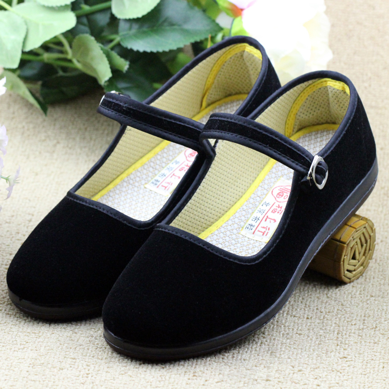 秋季新款舒适软底防滑老北京布鞋