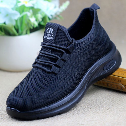 老北京布鞋男款透气网面休闲鞋