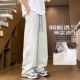 伞兵休闲裤 宽松百搭长裤 男生夏季 潮牌工装 美式 子直筒冰丝裤 薄款 裤