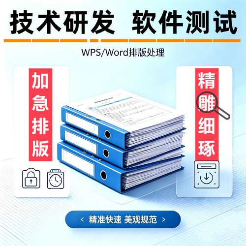 WPS/Word排版美化图文整理服务