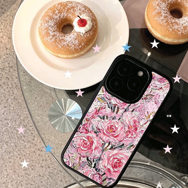 爆款紫葡萄动物适用苹果18手机壳iPhone17创意15promax新款14爆款13mini小众11黑色肤感玻璃8女12p防摔16硬壳
