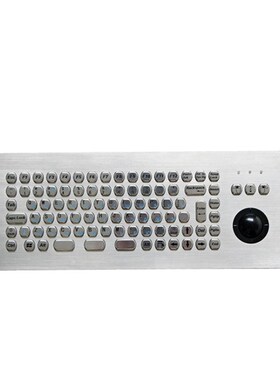 D-8610C金属工业轨迹球键盘 D-8620自动化设备专用不锈钢键盘