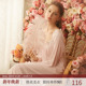 RoseTree性感睡裙女春夏甜美长款 长袖 公主宫廷风睡衣春秋冰丝睡裙