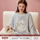 2024新款 RoerTree珊瑚绒睡衣女生秋冬季 毛绒卡通日系风家居服套装
