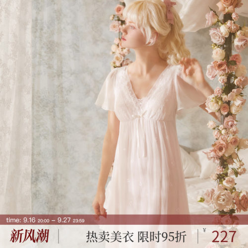 RoseTree公主睡裙女夏季蕾丝性感