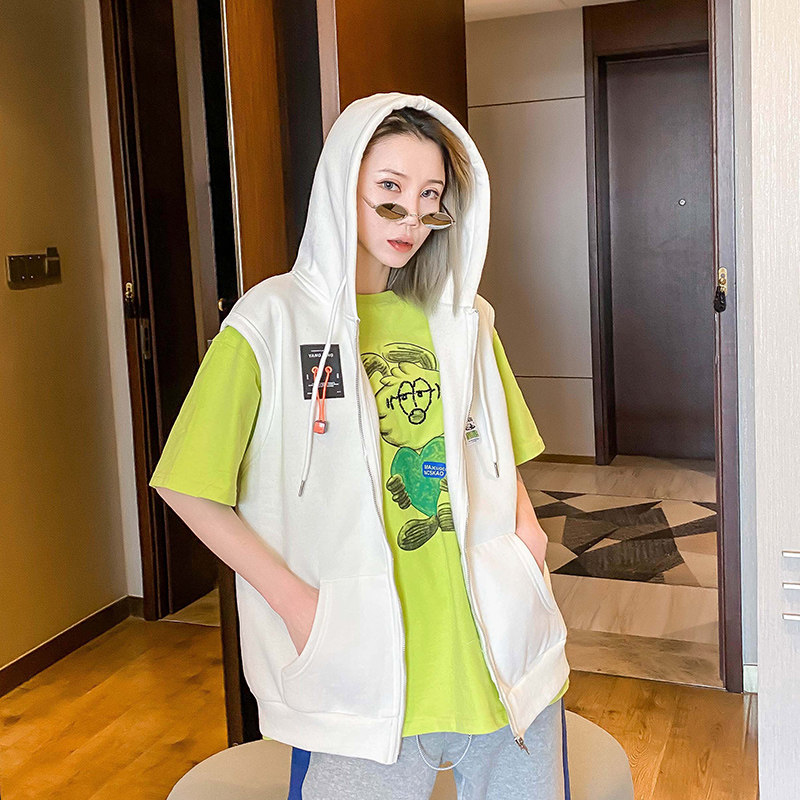 女春款外穿韩版潮流时尚百搭马夹图片