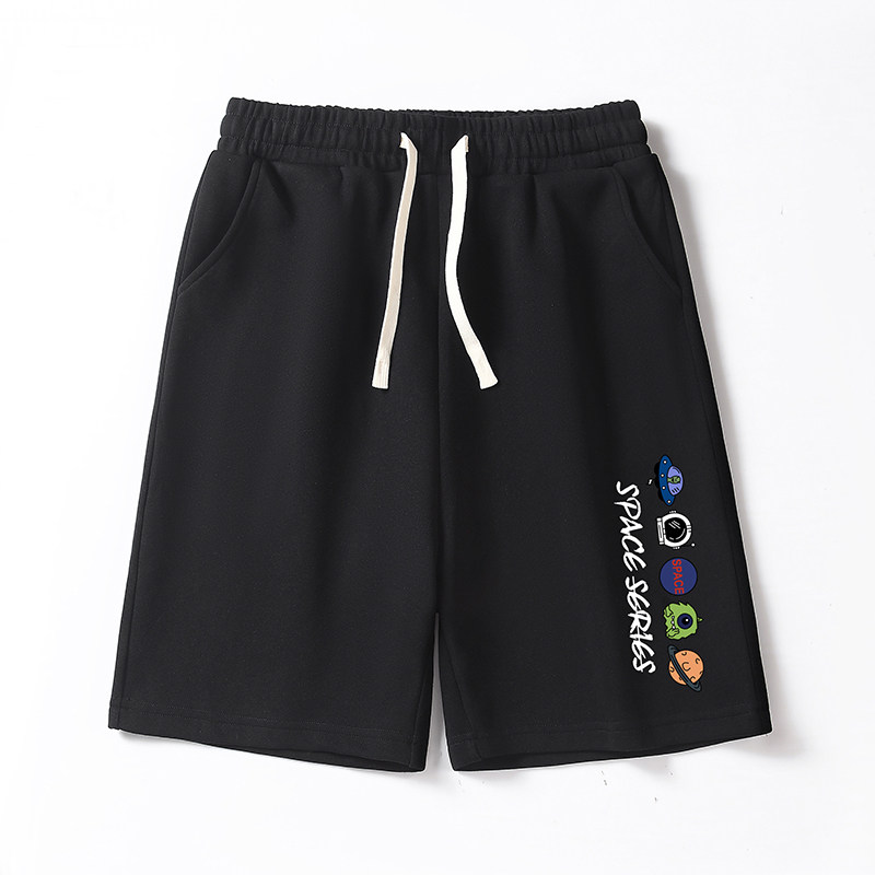 潮牌夏季短裤男休闲宽松韩版潮流五分裤纯棉宽松百搭青少年运动裤