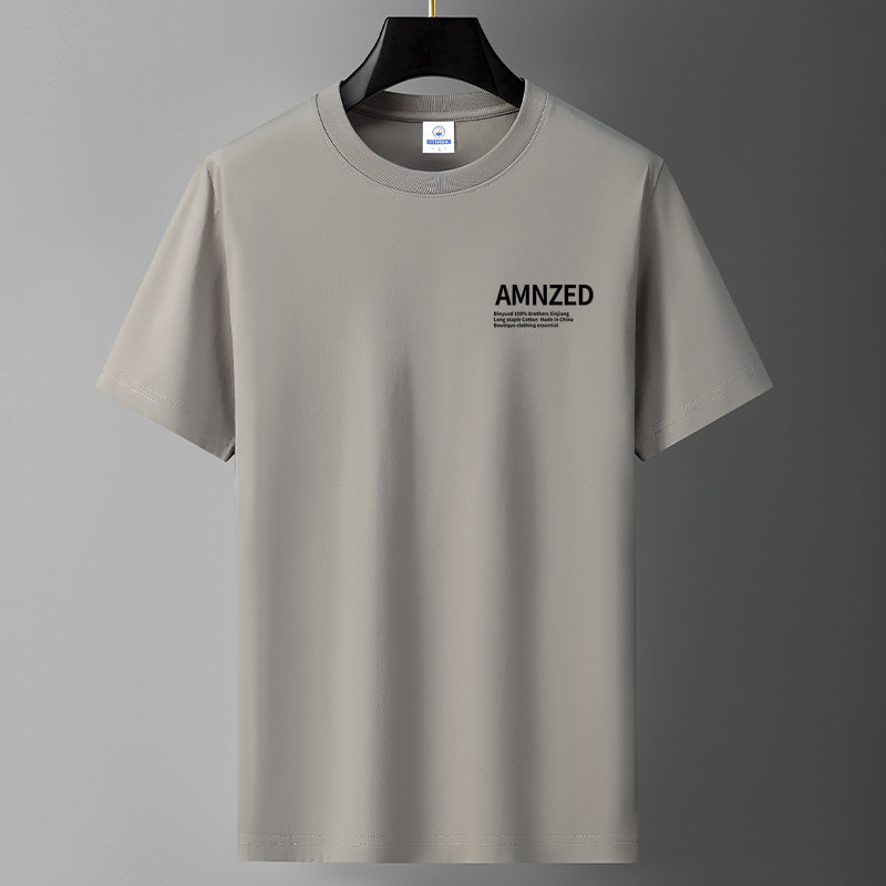 正品100%纯棉短袖t恤男新疆棉打底衫圆领夏季新款宽松半袖体恤潮