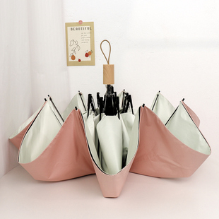 双层两面黑胶防晒超强防紫外线晴雨两用遮阳伞加厚太阳伞定制logo