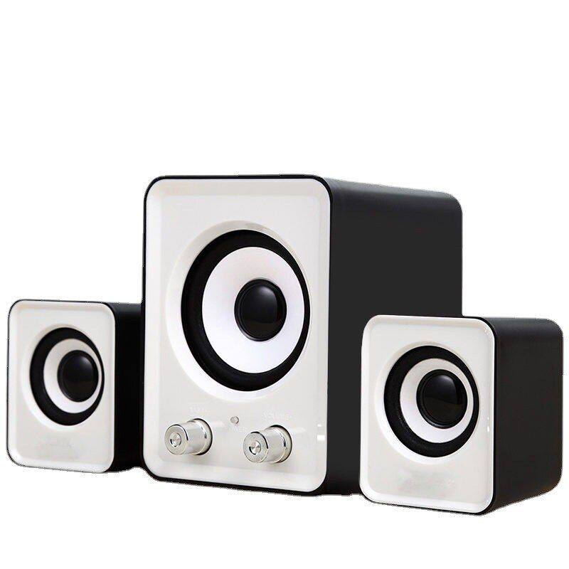 FT202 笔记本台式电脑小音箱2.1多媒体迷你音响手机低音炮音响