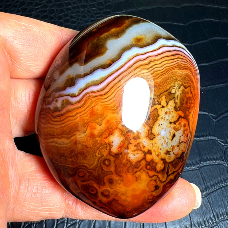 天然缠丝玛瑙原石毛料摆件蓝绿玛瑙把玩手把鱼缸造景一图一物328