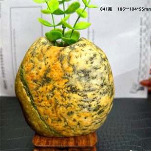 天然石头花瓶鹅卵石花盆 家居 摆件创意石器花插 笔筒一物一拍