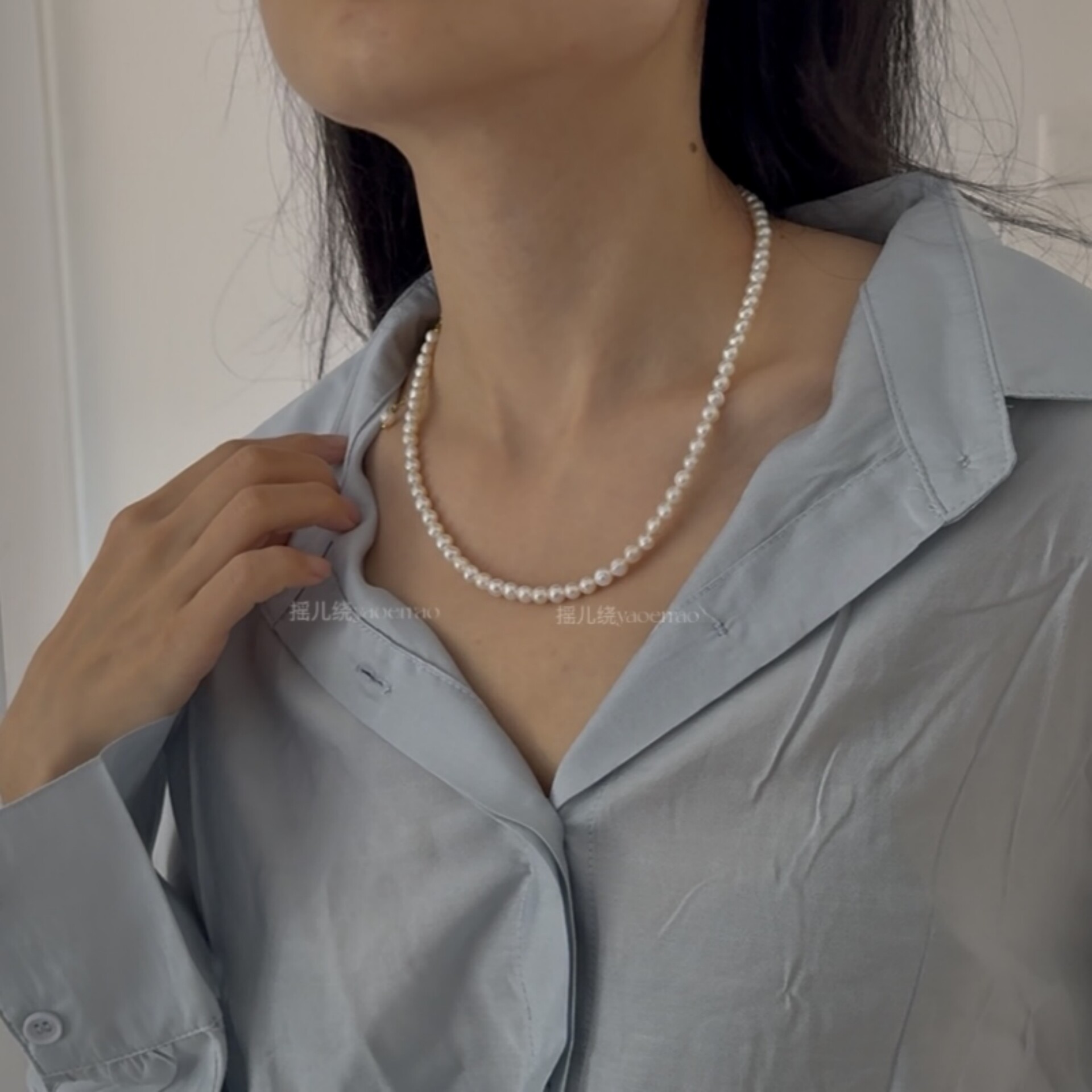 单圈chic简约ins颈链女式