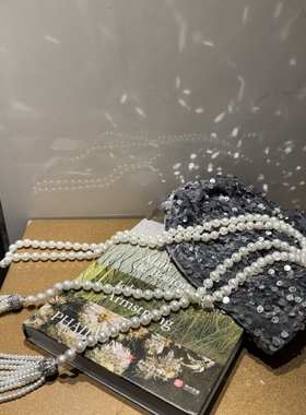 流苏长缠绕多戴法毛衣链