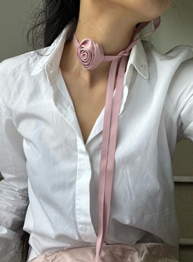 丝带系脖绑带项链chocker颈链