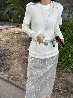 短袖T恤叠穿纯色女UHOOWU