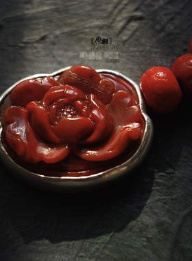 个性南红玛瑙琉璃本命年短项链女