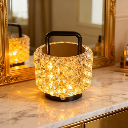 台灯卧室床头灯轻奢高级感女生礼物led创意装饰充电小夜灯氛围灯