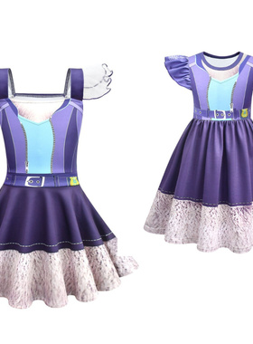 新款儿童飞飞袖连衣裙Zootopia 2女童夏季连衣裙吊带芭蕾裙