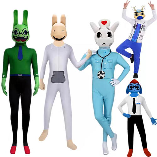 N动物医院黑猫特工cos服Roblox游戏角色cosplay万圣节派对扮演服