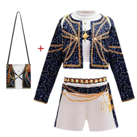 Halloween Kpop Demon Hunters cosplay the children's costumes of the Shaka Devil Boys and Girls thumbnail 2