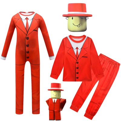 万圣节男童Pocket Devs-Roblox服儿童演出COS连体衣服装