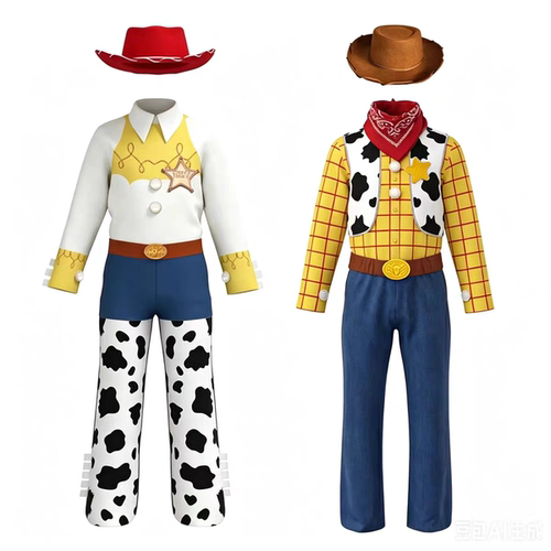 玩具总动员胡迪Woody牧羊BoPeep翠丝cos服女童万圣节舞台演出服装