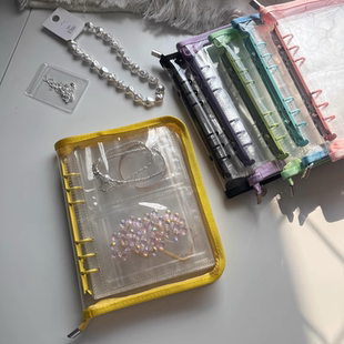 防氧化首饰收纳盒耳环耳夹耳钉项链金饰品密封袋旅行便携透明包册