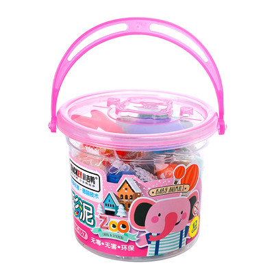 小吉鸭157橡皮泥 12色彩泥 儿童玩具幼儿园彩泥手工制作套装工具