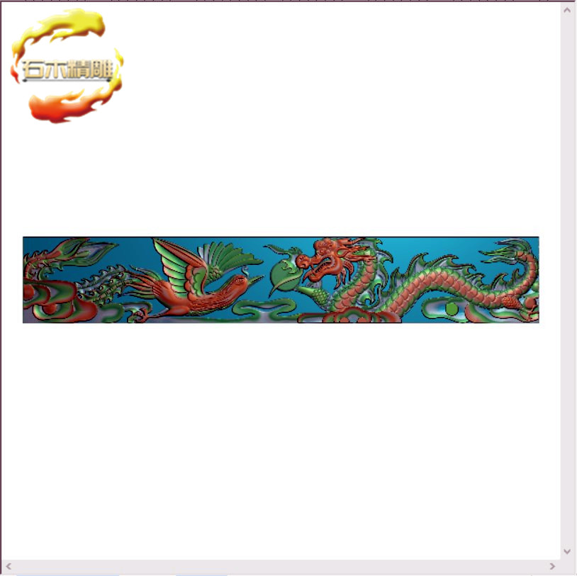 新墓碑横梁215 龙凤过梁石碑碑板精雕图灰度图浮雕图石材雕刻