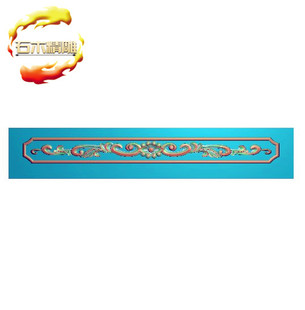 新款墓碑碑板5-030 洋花石碑雕刻图边板栏板精雕图灰度浮雕图