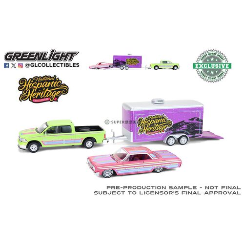 绿光 1:64 2014 Ram 1500＆雪佛兰 Impala 西语裔传统月致敬30555