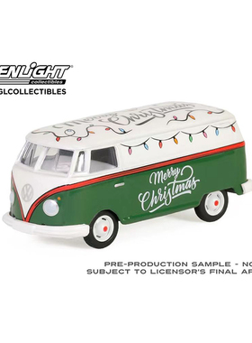 绿光 1:64 大众 Type2 Panel Van面包车 2024圣诞节 纪念版 30484
