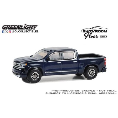 绿光 1:64 2023Chevrolet雪佛兰索罗德高地版北境蓝金属漆68040A