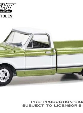 绿光 1:64 1972 雪佛兰C-10 定制款 (Lot #798) 绿色/白色 37300C